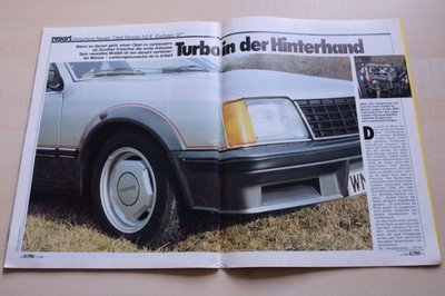 Rallye Racing 01/1980 Opel Monza 3.0 E - Exclusiv GT - von Irmscher mit 180PS im