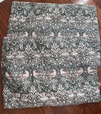 William Morris At Home White*Sage Floral  Standard Pillow Shams Set of 2