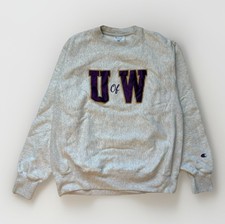 Vintage Champion reverse weave Washington Huskies Crewneck men  s medium