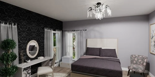 Quoizel MAP1728 Maple 6 Light 29"W Semi-Flush Ceiling Fixture - Gold - Picture 9 of 9