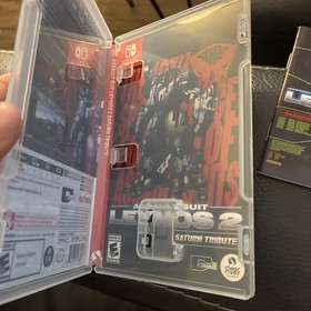 Assault Suit Leynos 2 Saturn Tribute NINTENDO SWITCH LIGHTLY PLAYED COMPLETE CIB