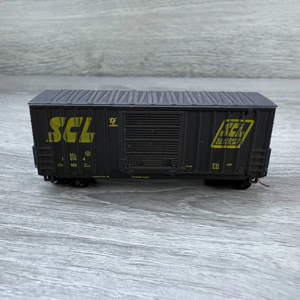 N Scale Bachmann Box Car High Cube Seaboard Coast Line SCL 19744 - Image 4 of 4