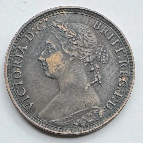 1892 Victoria Farthing — photo from the most recent tracked eBay sale