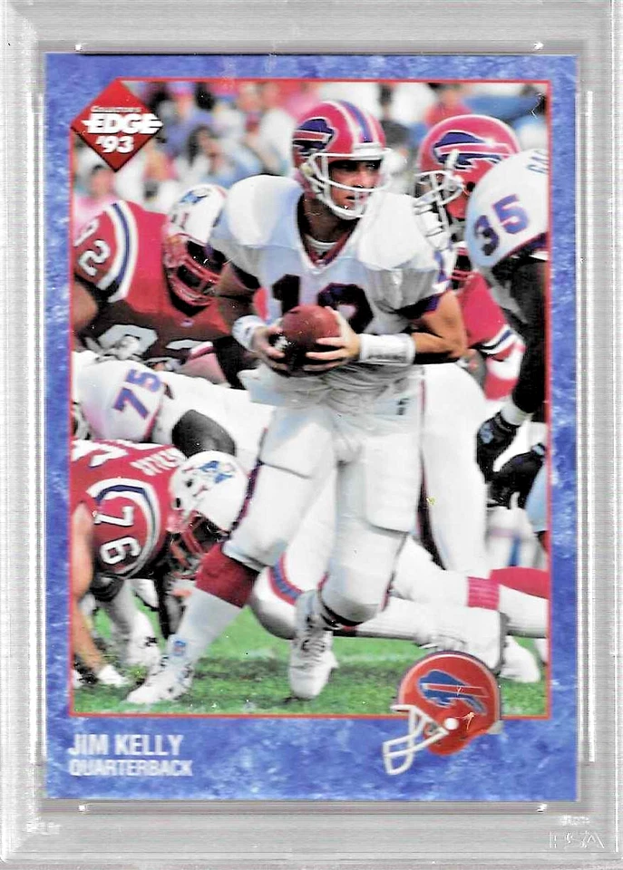 ФУТБОЛЬНАЯ КАРТОЧКА 1993COLLECTORS EDGE 13 HOF JIM KELLY PSA 10 НИЗКИЕ СЧЕТА POP BUFFALO - Изображение 3 из 4