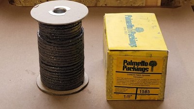 1 Lb Palmetto Packings 1585 Carbon Fiber Packing 1/8'' Square