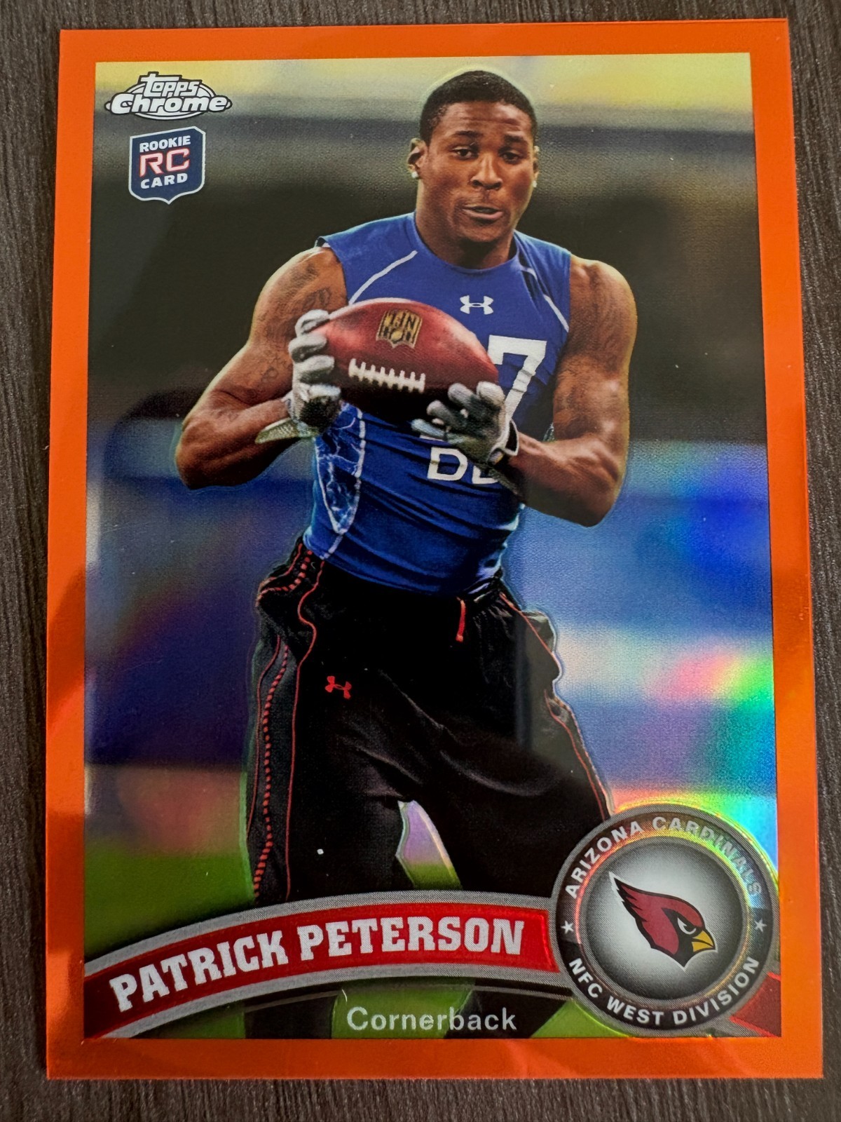 2011 Topps Chrome Patrick Peterson  #211 Rookie RC Orange Refractor