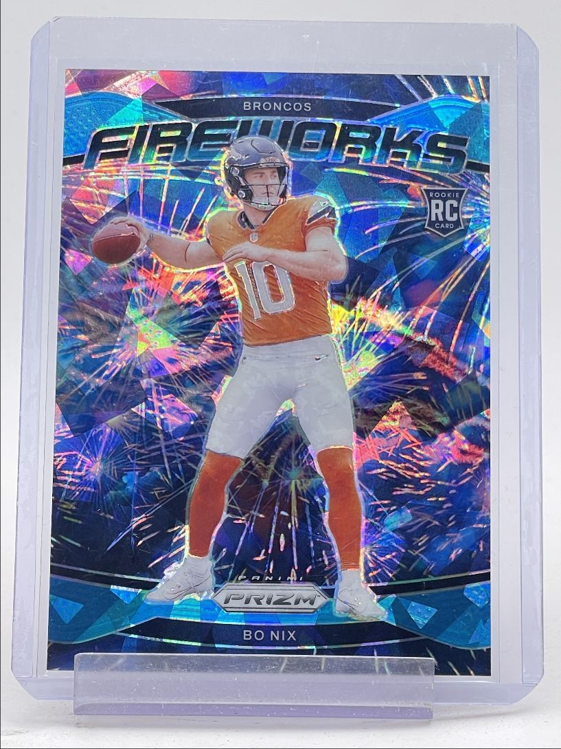 BO NIX 2024 PANINI PRIZM FIREWORKS ROOKIE BLUE ICE RC /99 Q5540
