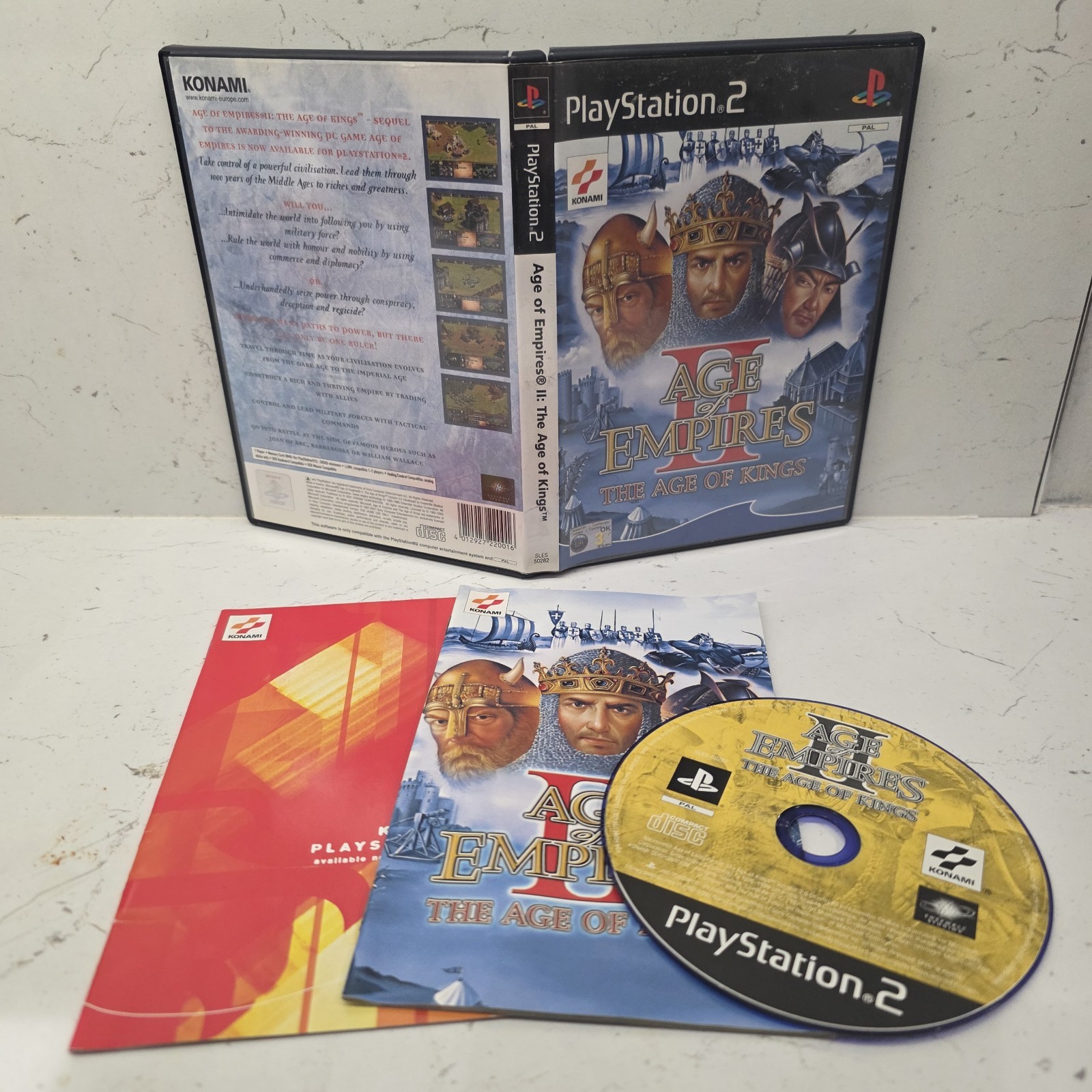 Age Of Empires II The Age Of Kings PlayStation 2 Video Game + Manual PAL