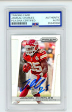 Jamaal Charles signed auto 2013 Panini Prizm 88 football Chiefs PSA Slab