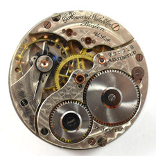Vintage Howard Series 4 16s 17J OF Pocket Watch Movement lot.v2