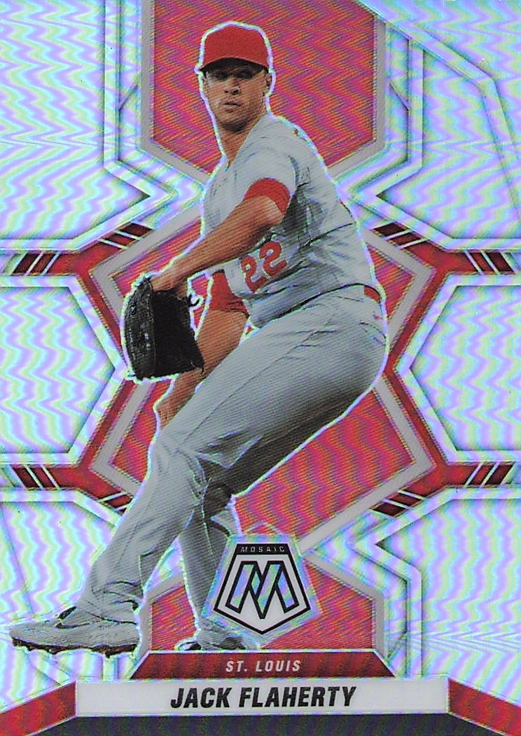2022 Panini Mosaic #45 Jack Flaherty Silver Prizm
