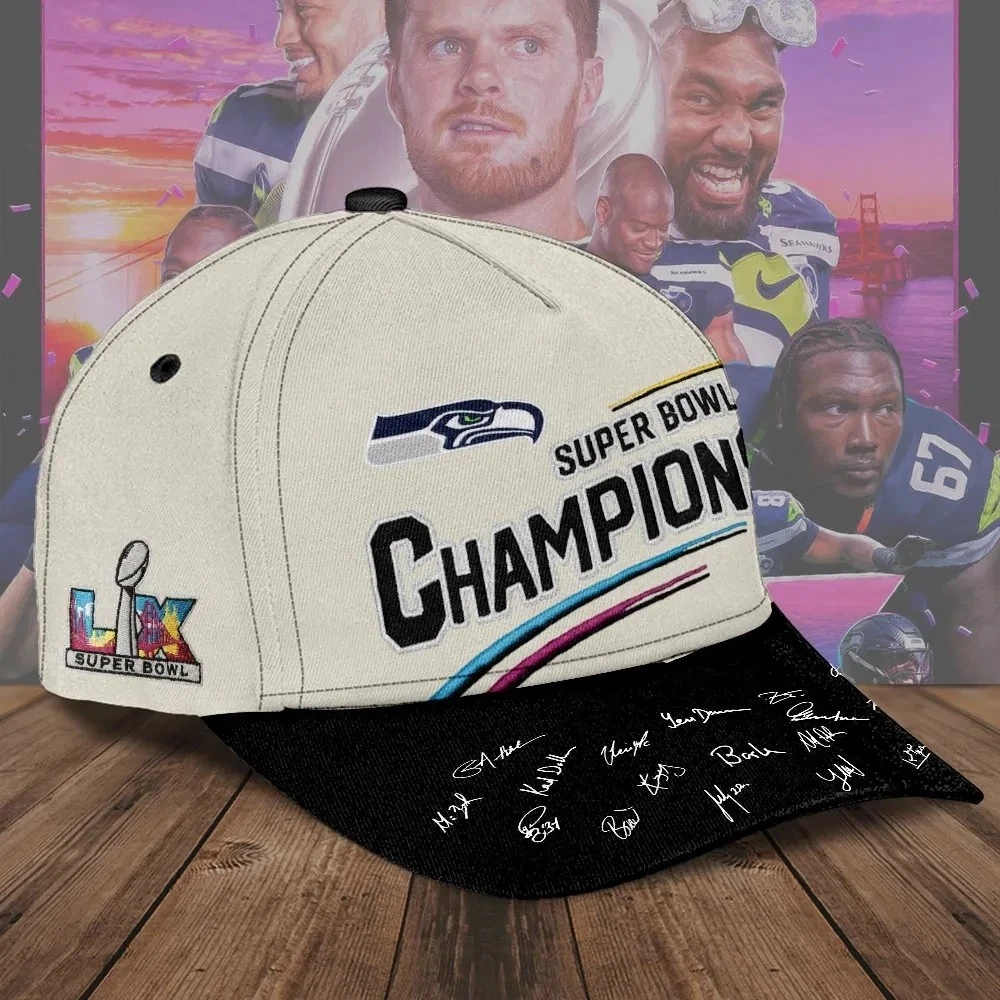 Seahawks 2025 SB LX Champions Classic Cap