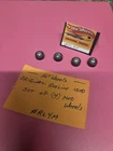 SET (4) Hot Wheels Redline Original 4 Tire BEARING Wheels Medium LATE 60's #RL4M