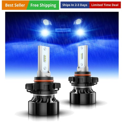 #ad 2504 LED Fog Light Bulbs Blue 4000 Lumens 12W High Power 2504 LED Fog Light... $27.49