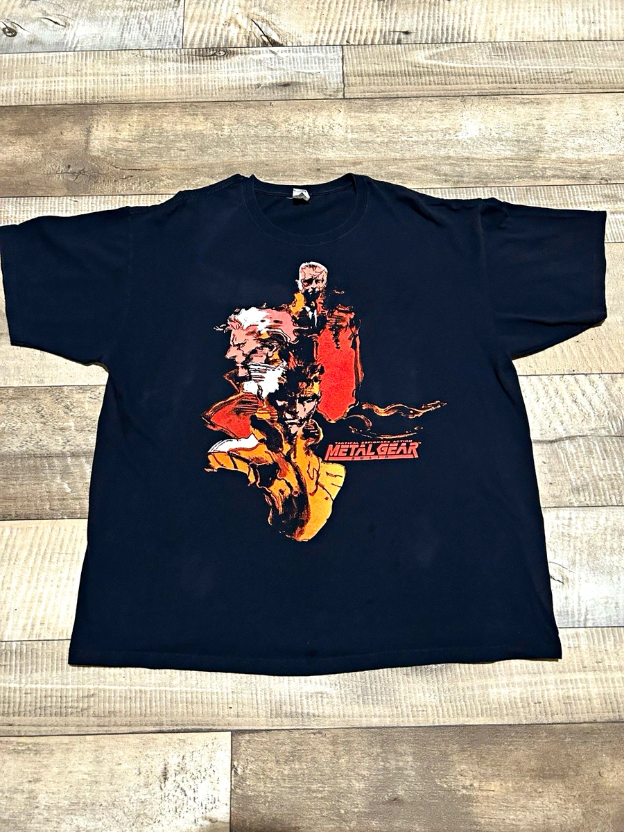 L GEAR SOLID Tシャツ Preços baixos em Camisa Metal Gear Solid | eBay