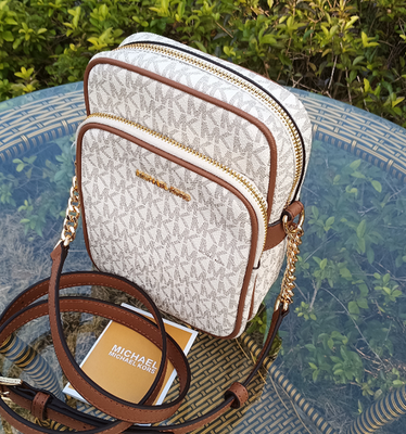 #ad #ad Michael Kors Jet Set Travel Crossbody Leather Shoulder bag $48.99