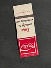 Vintage Coca-Cola advertising matchbook cover