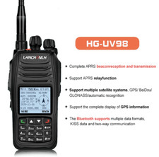 HG-UV98 Dual-Band UHF VHF APRS Walkie talkie Positioning Track GPS Walkie Talkie