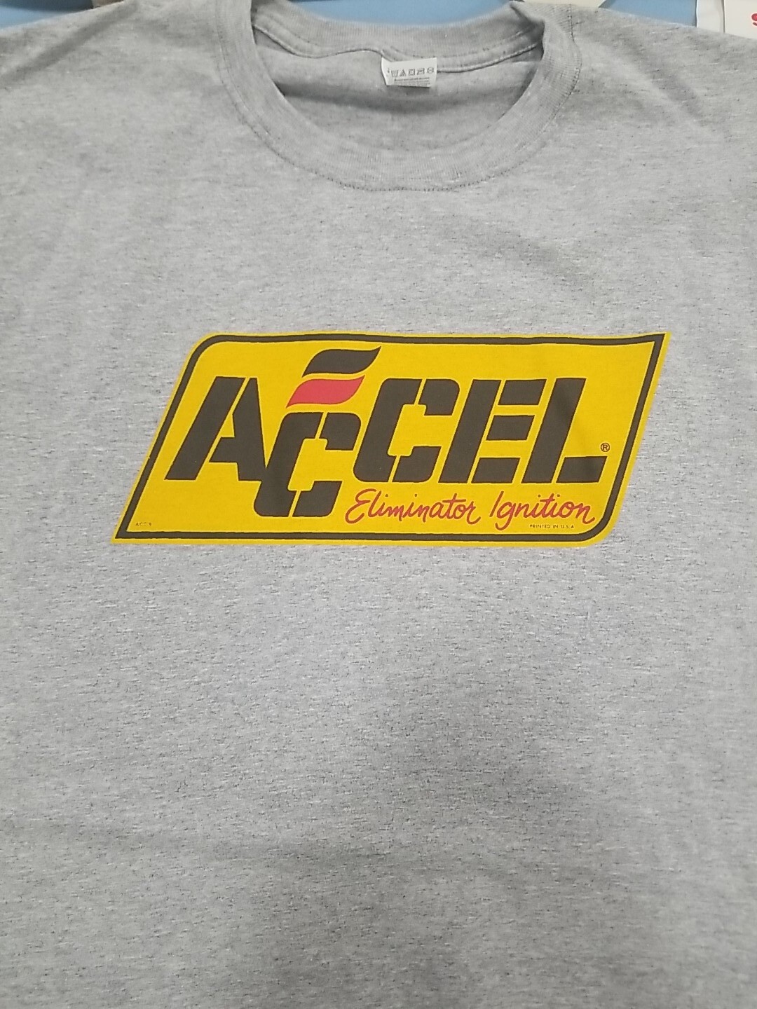 Vintage Accel Drag Racing T Shirt Grey L | eBay