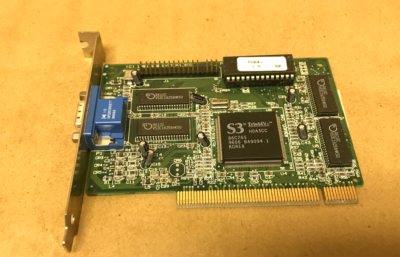 Carte Graphique PCI Vintage Fastware S3 Trio 64 VX+ - Trio64V+ - Testée
