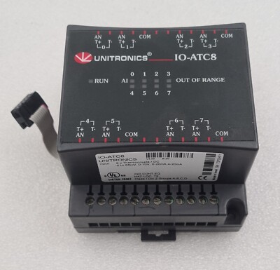 Unitronics IO-ATC8 Expansion Module 8 Analog/Thermocouple Inputs 0-10V 0-20mA