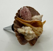 Hand made sea shell wine stopper