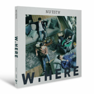 NU'EST W [W.HERE] NEW ALBUM STILL CD+POSTER(On Pack)+2ea PhotoBook+Card SEALED