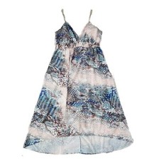 Jennifer Lopez Sleeveless Surplice Top High-low Hem Midi Dress Women's XL Petite