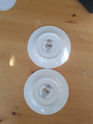 Set 2 Vintage Villeroy & Boch Foxwood Tales Bread 6 6/8