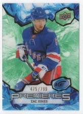 2021-22 UPPER DECK ICE PREMIERES ROOKIE /799 ZACK JONES - R8