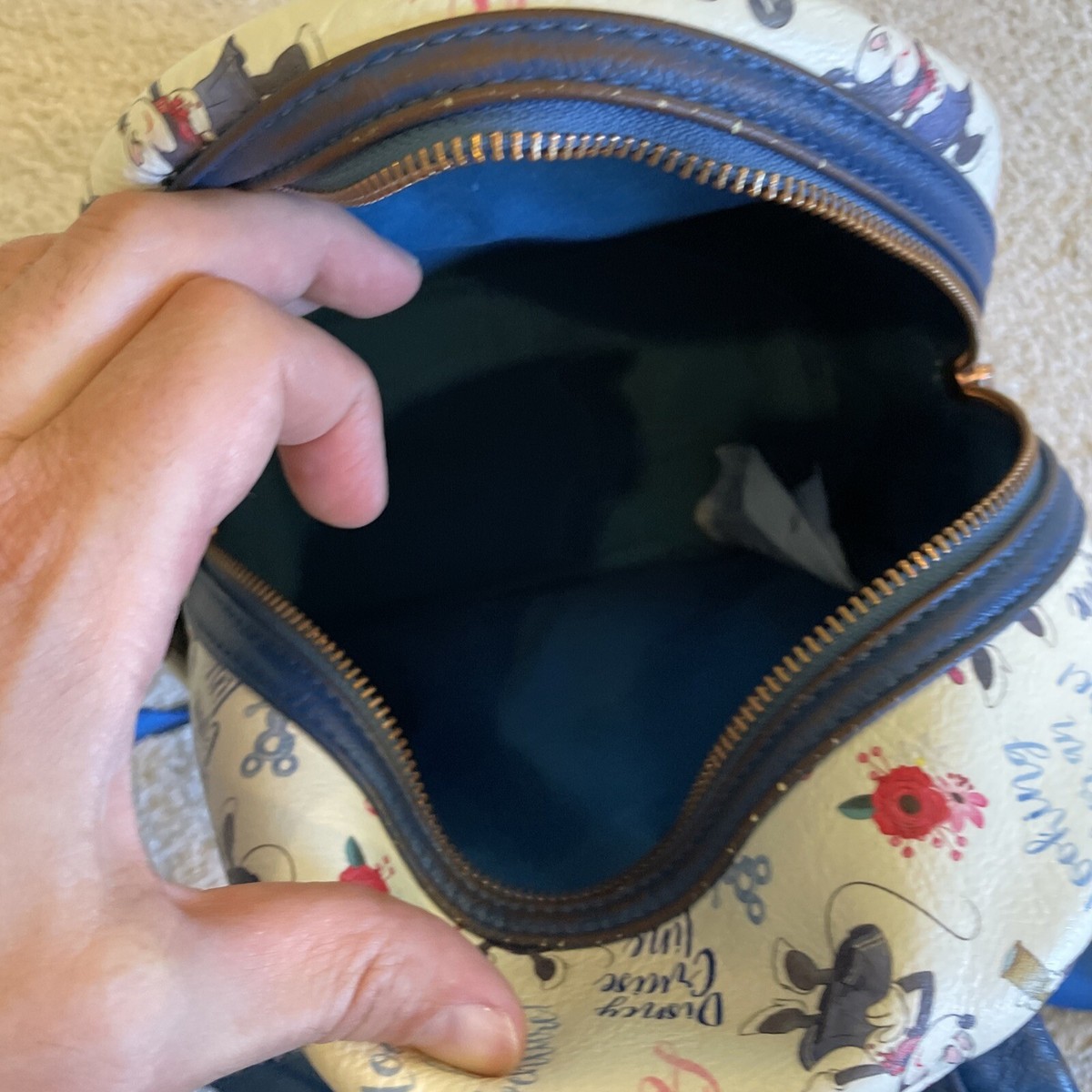 Disney Cruiseline Free as the Sea Loungefly Backpack Loungefly Disney Cruise Line The Little Mermaid Ariel Sequin  main image 3