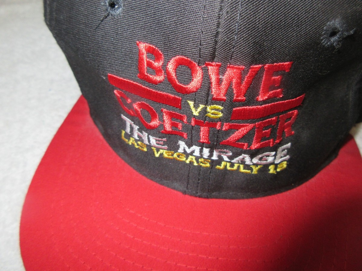 ボクシング vintage boxing Cap Bowe vs Fergu-so Boxing Cap Riddick Bowe vs Coetzer The Mirage Las Vegas July 18