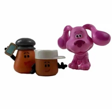 Blue's Clues Magenta Poseable Action Figure Just Play 2019 & Salt And Pepper