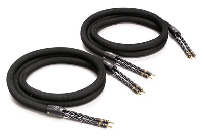 Viablue -SC-6 AIR- Referenz Lautsprecherkabel - single-wire - Bananas T8 - Black