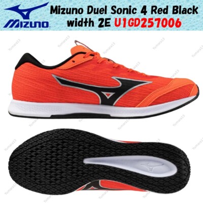Mizuno Duel Sonic 4 Red Black width 2E U1GD257006 Men's Size