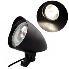 4.5" Black Tri-Bar Visor Bullet Headlight Lamp For Harley Bobber Chopper Custom