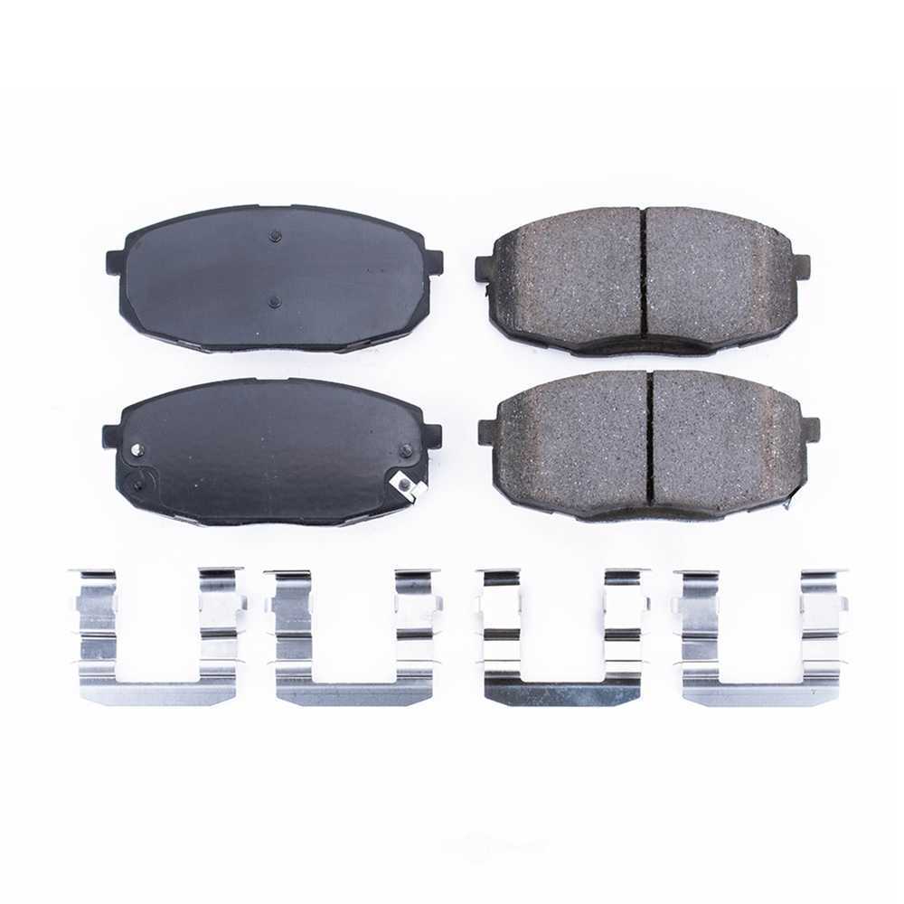 Disc Brake Pad Set-Front Z17 Low-Dust Ceramic Brake Pads with