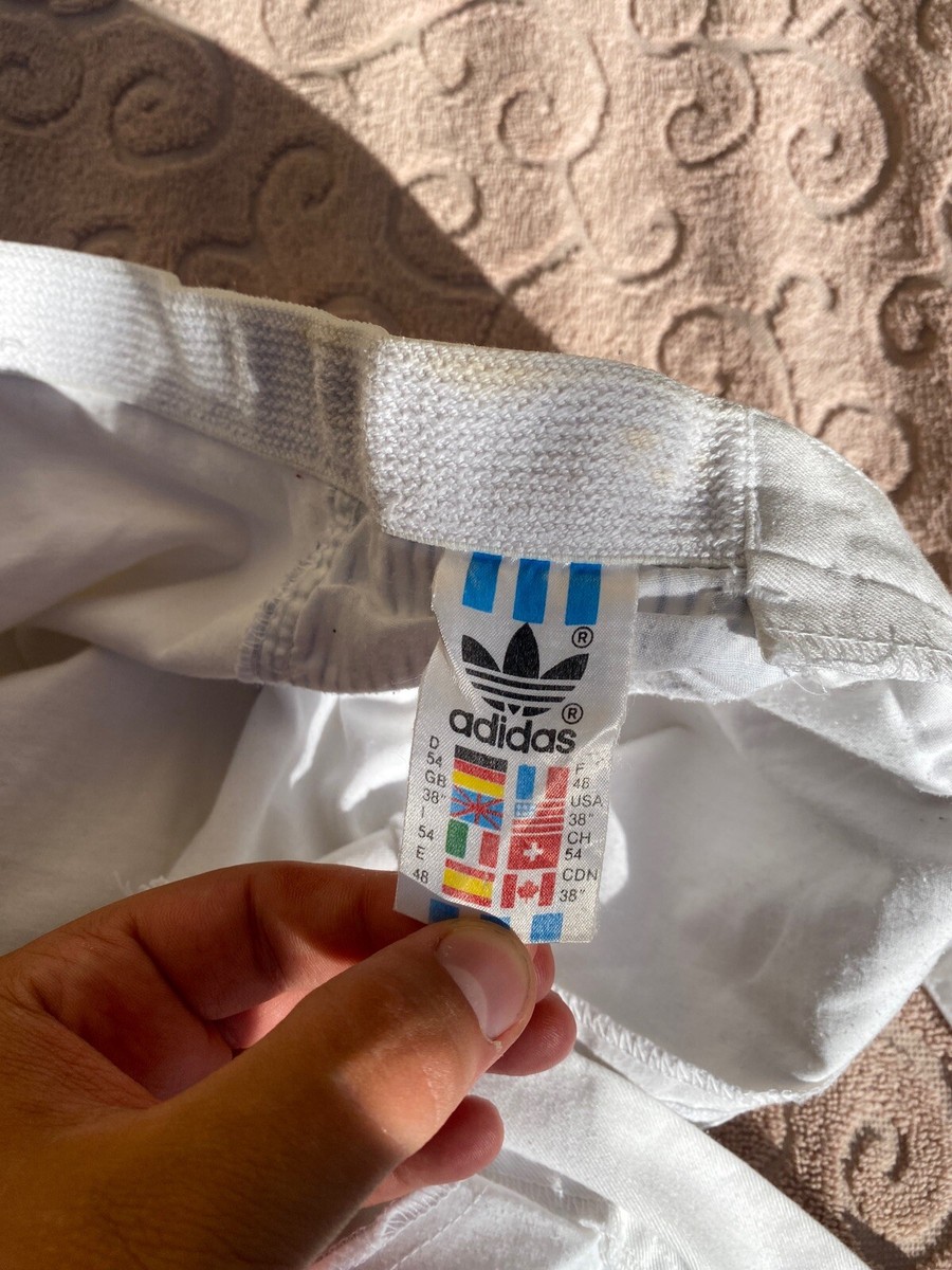 Adidas Stefan Edberg Vintage 90s Tennis Retro Cotton Shorts | eBay