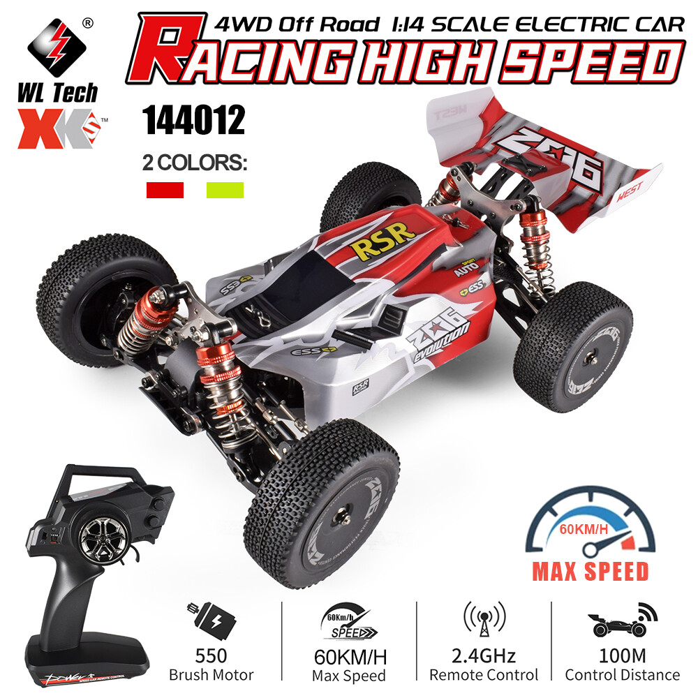 WLtoys XK 144012 4WD 1/14 Off Road Drift Racing 60KM/h Speed Vehicle RC RTF Cars