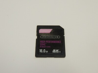 OEM Genuine Infinitive High Performance 16GB SDHC I Memory Card