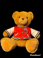 FAO Schwarz Teddy Bear Soft Plush Toy Brown 1862 Varsity Jacket Anniversary