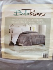 Bella Russo Dreamer's Collection Gray Comforter Full/ Queen Size New Sealed