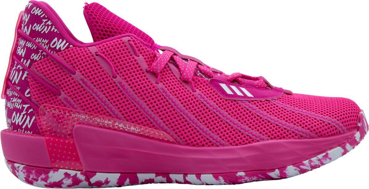Adidas Dame 7 I Am my Own Fan Basketball Shoes Mens 15‎ Team Shock Pink Graffiti Adidas Dame 7 I Am My Own Fan - Team Shock Pink for sale | eBay main image 4