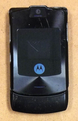 Motorola RAZR V3T / V3i - Black ( T-Mobile ) Super Rare Flip Phone