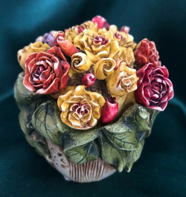 HARMONY KINGDOM LORD BYRON'S HARMONY GARDEN ROSE BUD eBay