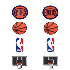 NBA New York Knicks Basketball Team For Crocs Shoe Charms Jibbitz - 8 Pieces