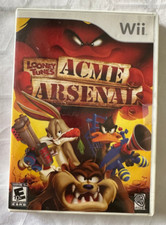LOONEY TUNES ACME ARSENAL NINTENDO WII 2007 GOSSAMER TAZ BUGS BUNNY DAFFY DUCK