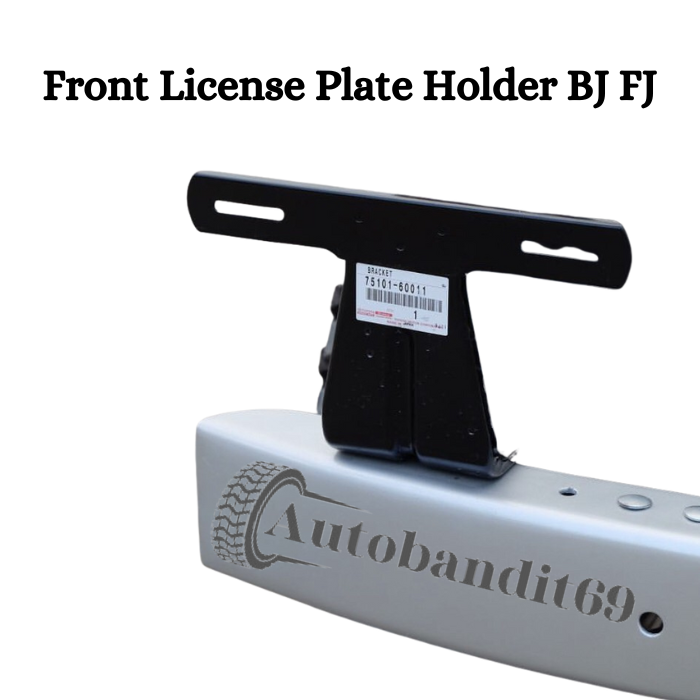 Front License Plate Bracket 75101-60011 Toyota Land Cruiser 1969
