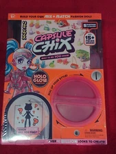 Capsule Chix Holo Glow Collection Mix & Match Fashion Doll 5 Capsules 15+ Pieces