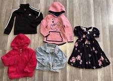 Girls Clothes Size 4 Fall Winter Spring Season Sweatshirts Dress Lot Of 5